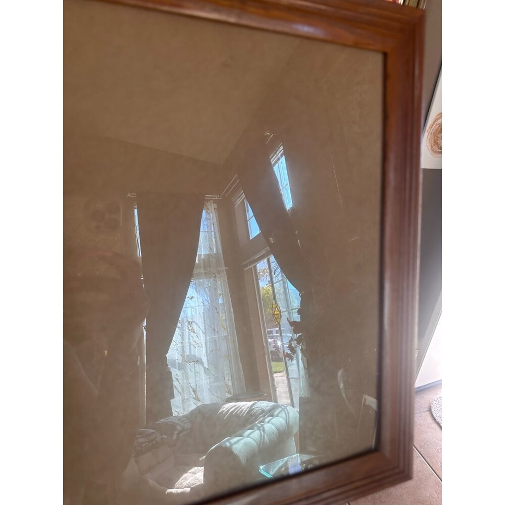 5 Brown Wooden Glass Tiered Molding Gallery Wall Art Picture Photo Frame - Picture 2 of 8